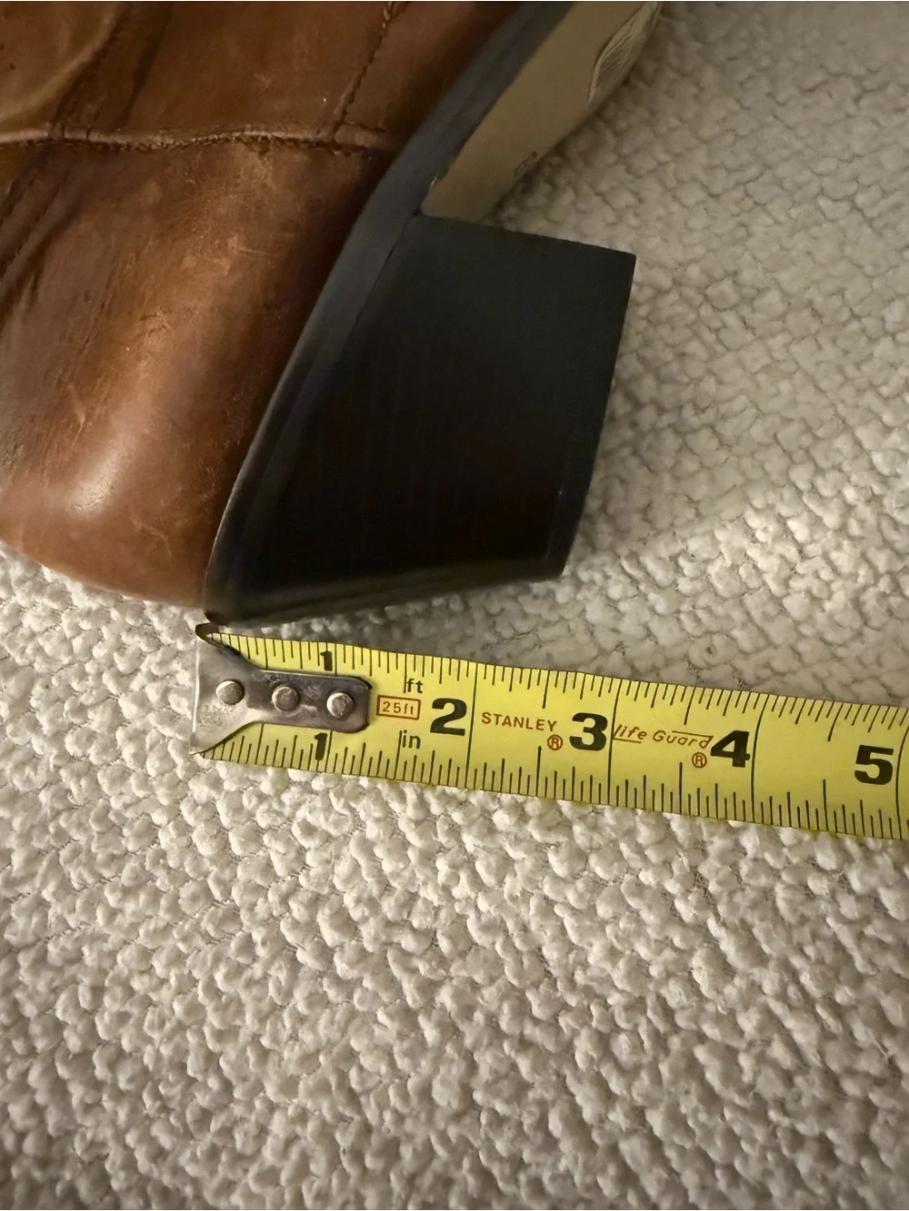 MIA Brown Leather Rockstar Western Heeled Boots - Picture 13 of 14